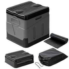 1Pc Portable Toilet For Car Camping Boating Hiking Outdoor Travel Potty With Carry Bag Foldable Emergency Toilet With Lid Trash Bags